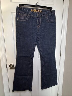 Hydraulic Dark Blue Flare Jeans